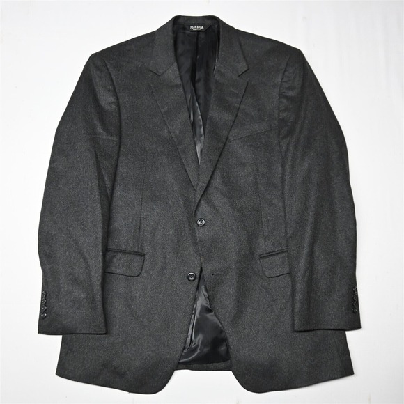 Jos‎ A Bank 44L Gray Gordon 100% Cashmere Mens Blazer Sport Coat Jacket